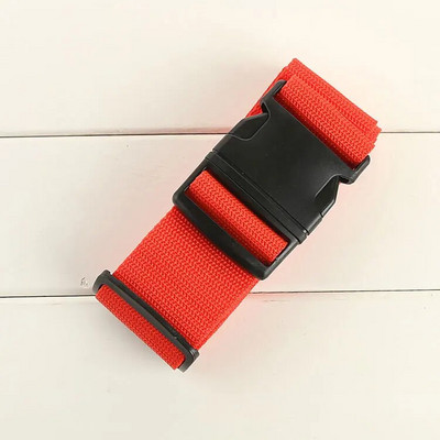 1buc 2m curea de bagaje reglabilă cu centură încrucișată ambalare valiză de călătorie curea cu cataramă cu blocare din nailon Curele pentru bagaje Accesorii pentru geanta de camping