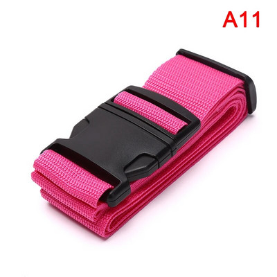 1buc 2m curea de bagaje reglabilă cu centură încrucișată ambalare valiză de călătorie curea cu cataramă cu blocare din nailon Curele pentru bagaje Accesorii pentru geanta de camping