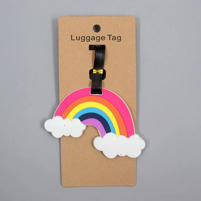 Creativ pentru avion și mașină Etichetă pentru accesorii de călătorie pentru bagaje cu gel de silice Suport pentru adresă pentru valiză Etichetă pentru îmbarcare pentru bagaje Etichetă portabilă
