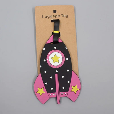 Creativ pentru avion și mașină Etichetă pentru accesorii de călătorie pentru bagaje cu gel de silice Suport pentru adresă pentru valiză Etichetă pentru îmbarcare pentru bagaje Etichetă portabilă