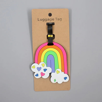 Creativ pentru avion și mașină Etichetă pentru accesorii de călătorie pentru bagaje cu gel de silice Suport pentru adresă pentru valiză Etichetă pentru îmbarcare pentru bagaje Etichetă portabilă
