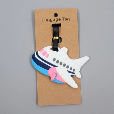 Creativ pentru avion și mașină Etichetă pentru accesorii de călătorie pentru bagaje cu gel de silice Suport pentru adresă pentru valiză Etichetă pentru îmbarcare pentru bagaje Etichetă portabilă