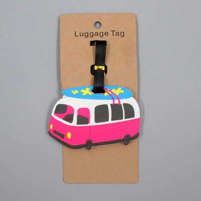 Creativ pentru avion și mașină Etichetă pentru accesorii de călătorie pentru bagaje cu gel de silice Suport pentru adresă pentru valiză Etichetă pentru îmbarcare pentru bagaje Etichetă portabilă