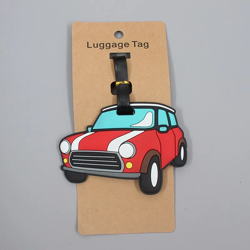 Creative Lidmašīnu un automašīnu bagāžas ceļojumu aksesuāri Tag Silikagels Čemodāns ID Adrese Turētājs Bagāžas iekāpšanas zīme Pārnēsājama etiķete