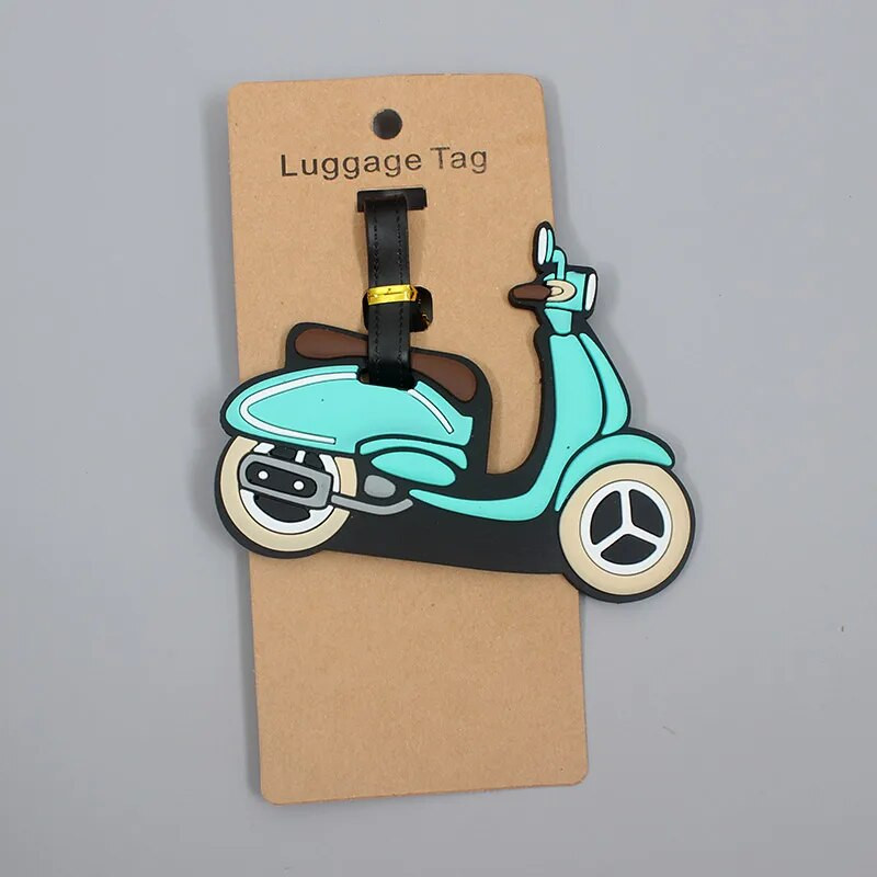 Creative Lidmašīnu un automašīnu bagāžas ceļojumu aksesuāri Tag Silikagels Čemodāns ID Adrese Turētājs Bagāžas iekāpšanas zīme Pārnēsājama etiķete