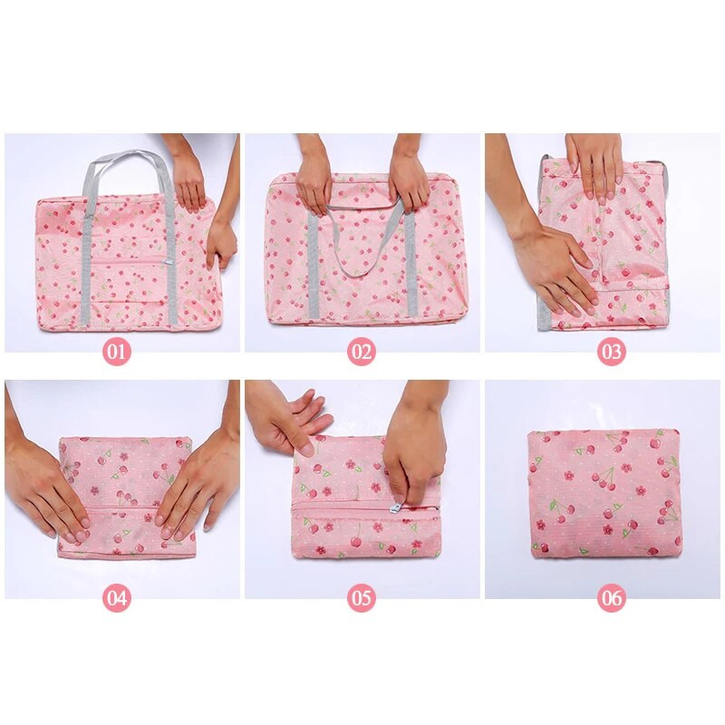 FUDEAM Oksfordas auduma salokāmas ceļojumu somas Lielas ietilpības bagāžas soma sievietēm ūdensnecaurlaidīga rokassoma vīriešiem biznesa organizatora glabāšanas soma