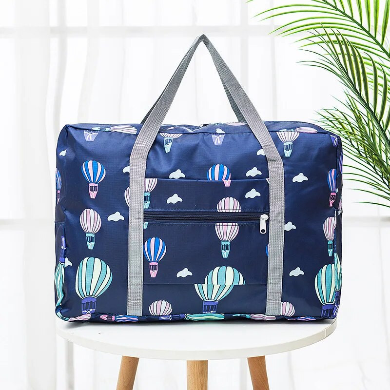 FUDEAM Oksfordas auduma salokāmas ceļojumu somas Lielas ietilpības bagāžas soma sievietēm ūdensnecaurlaidīga rokassoma vīriešiem biznesa organizatora glabāšanas soma