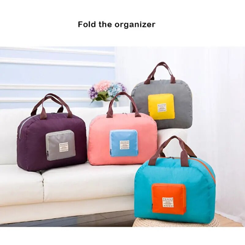 Πτυσσόμενη τσάντα ταξιδιού μεγάλης χωρητικότητας, Ελαφρύ πτυσσόμενο τσαντάκι Duffel Αδιάβροχο Organizer duffle bag ταξιδιού για ταξίδια