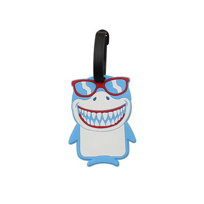 Accesorii de călătorie Etichete creative pentru îmbarcare pentru bagaje Etichetă pentru bagaje cu desene animate cu animale de gel de siliciu Valisă ID-uri Suport etichetă portabilă