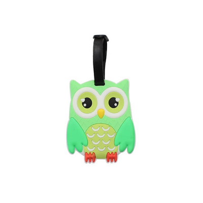 Accesorii de călătorie Etichete creative pentru îmbarcare pentru bagaje Etichetă pentru bagaje cu desene animate cu animale de gel de siliciu Valisă ID-uri Suport etichetă portabilă