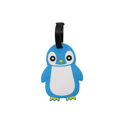 Accesorii de călătorie Etichete creative pentru îmbarcare pentru bagaje Etichetă pentru bagaje cu desene animate cu animale de gel de siliciu Valisă ID-uri Suport etichetă portabilă