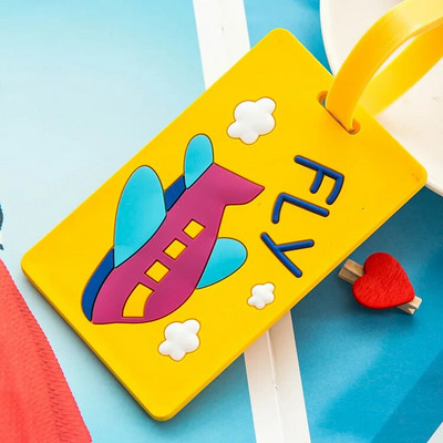 1 buc Etichetă pentru bagaje Etichete creative pentru îmbarcare pentru bagaje Suport pentru adresă de identificare pentru valiză Etichetă pentru bagaje Etichetă pentru piese de geantă de călătorie Accesorii