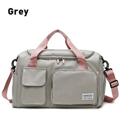 MARKROYAL Ceļojumu audekla somas Sporta soma Sievietēm Plecu somas Ūdensnecaurlaidīgas plecu apavu nodalījums Kabatas rokassomiņa Dropshipping