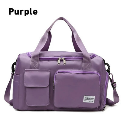 MARKROYAL Ceļojumu audekla somas Sporta soma Sievietēm Plecu somas Ūdensnecaurlaidīgas plecu apavu nodalījums Kabatas rokassomiņa Dropshipping