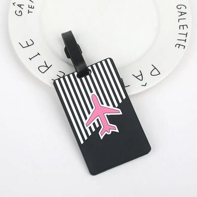 νέας σχεδίασης Αξεσουάρ Ετικέτα αποσκευών Θήκη βαλίτσας Αξεσουάρ ταξιδιού ID Διευθύνσεις Silica Gel Portable Label Glasses Tag αποσκευών