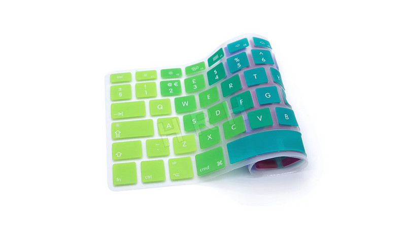 Rainbow TPU apvalks Macbook Air 13 Pro 13 15 Retina EU Keyboard Cover Rainbow Soft Protector Skin A1466 A1278 A1286 A1502 A1398