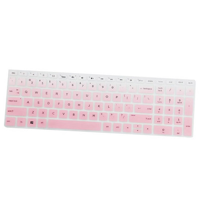 Piele de protecție detașabilă din silicon pentru tastatură pentru laptop HP 15,6 inchi BF Huse pentru tastatură pentru laptop Film gradient pentru tastatură