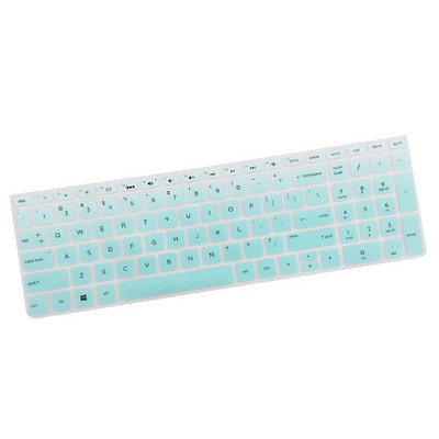 Piele de protecție detașabilă din silicon pentru tastatură pentru laptop HP 15,6 inchi BF Huse pentru tastatură pentru laptop Film gradient pentru tastatură