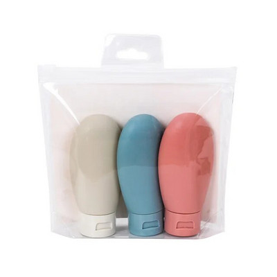 3 buc/set Set de sticle reîncărcabile Nordic Syle Travel, șampon portabil cu gel de duș, recipient pentru sticle care se poate transporta în avion