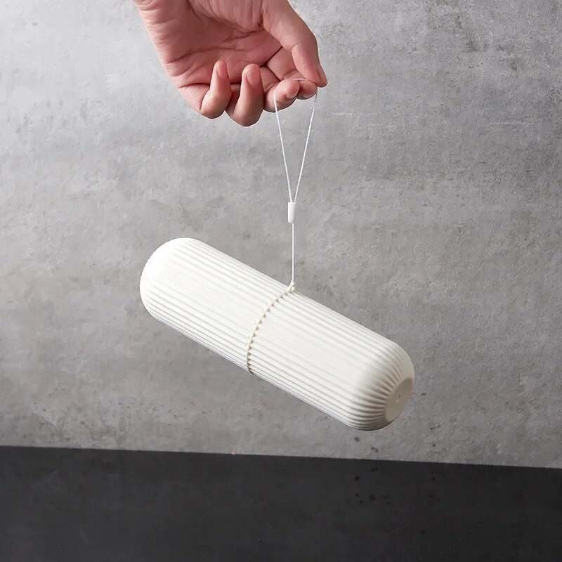 eTya Simple Fashion Κάλυμμα οδοντόβουρτσας Ταξιδίου Προστασία κουτιού πλυσίματος Τσάντα μακιγιάζ Γυναικεία Ανδρικά προϊόντα περιποίησης Θήκη αποθήκευσης Αδιάβροχη θήκη