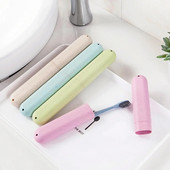 Cutie pentru periuță de dinți de călătorie Cutie mică și simplă pentru periuță de dinți Mini găleată pentru periuță de dinți Cutie pentru periuță de dinți Accesorii portabile de călătorie Cutie de depozitare