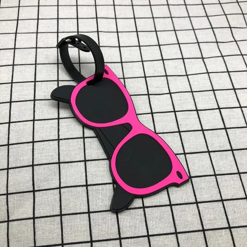 1 τεμ PVC χαριτωμένα ετικέτες αποσκευών Γυναίκες Άντρες Καλοκαιρινή παραλία Silica Gel Βαλίτσα Όνομα Ετικέτες ID διεύθυνσης Ετικέτα επιβίβασης Ετικέτες ταξιδιού