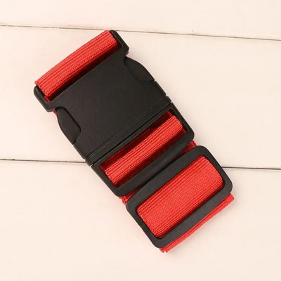 1buc 2m curea de bagaje reglabilă cu centură încrucișată ambalare valiză de călătorie curea cu cataramă cu blocare din nailon Curele pentru bagaje Accesorii pentru geanta de camping