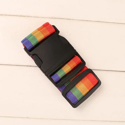 1buc 2m curea de bagaje reglabilă cu centură încrucișată ambalare valiză de călătorie curea cu cataramă cu blocare din nailon Curele pentru bagaje Accesorii pentru geanta de camping