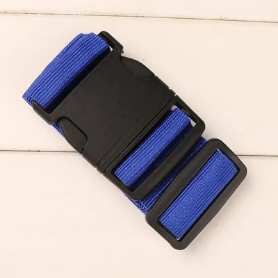1buc 2m curea de bagaje reglabilă cu centură încrucișată ambalare valiză de călătorie curea cu cataramă cu blocare din nailon Curele pentru bagaje Accesorii pentru geanta de camping