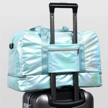 Γυναικεία τσάντα ταξιδιού Αποσκευές Dry Wet Separation Bag Storage Fashion Τσάντες γυμναστικής υψηλής ποιότητας αδιάβροχη νέα τσάντα ώμου