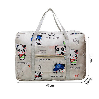 Jaunas 32l ceļojumu somas salokāmas rokassomas Ūdensnecaurlaidīgas lielas ietilpības bagāžas glabāšanas somas Unisex pārnēsājamas somas glabāšanai mājās