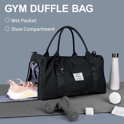 Likrose reisikott naistele, spordijõusaali kott jalatsite lahtriga Haigla joogareiside reisikotid, nädalavahetuse kott