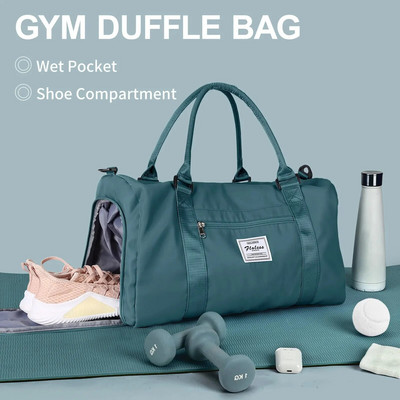 Likrose reisikott naistele, spordijõusaali kott jalatsite lahtriga Haigla joogareiside reisikotid, nädalavahetuse kott