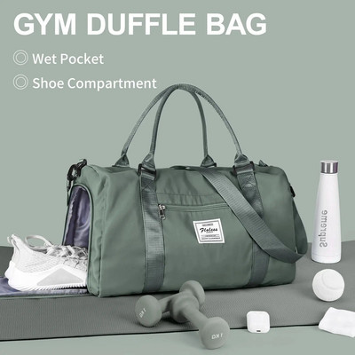 Likrose reisikott naistele, spordijõusaali kott jalatsite lahtriga Haigla joogareiside reisikotid, nädalavahetuse kott