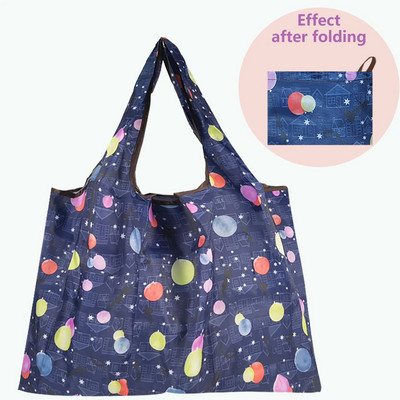 Najlonske ekološke torbe za kupnju Skladištenje Čvrsta prijenosna velika kawaii torba s crtanim filmom Putna trgovina Namirnice za višekratnu upotrebu Sklopiva periva
