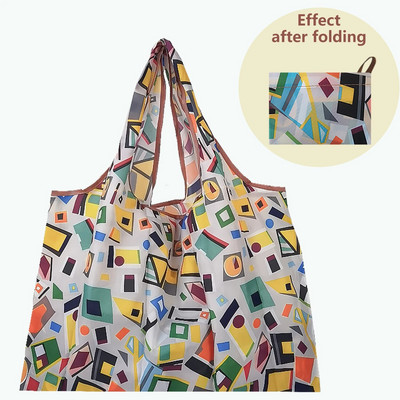 Najlonske ekološke torbe za kupnju Skladištenje Čvrsta prijenosna velika kawaii torba s crtanim filmom Putna trgovina Namirnice za višekratnu upotrebu Sklopiva periva