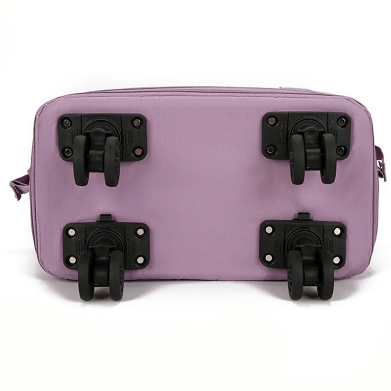 Sulankstomi bagažo krepšiai Išplečiamas susukamas dviračių paketas su ratu, didelės talpos Oksfordo krešulių atskyrimas nuo sauso ir šlapio lauko savaitgalio krepšys