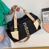 Γυναικείο αθλητικό σακίδιο πλάτης Πορτοφόλι μεγάλης χωρητικότητας Oxford Fitness τσάντα προπόνησης με θήκη παπουτσιών Πολυλειτουργικό για ταξιδιωτικό κολύμπι