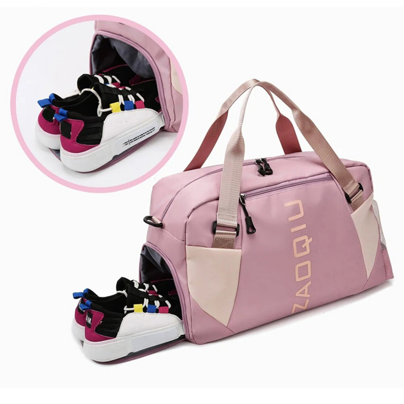 Γυναικείο αθλητικό σακίδιο πλάτης Πορτοφόλι μεγάλης χωρητικότητας Oxford Fitness τσάντα προπόνησης με θήκη παπουτσιών Πολυλειτουργικό για ταξιδιωτικό κολύμπι