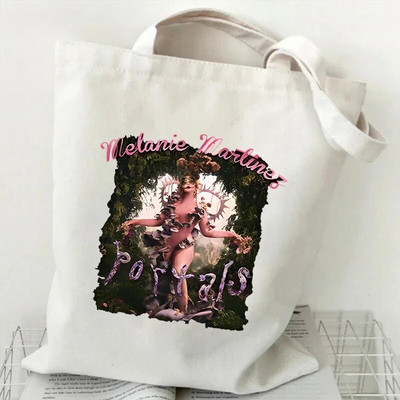 Melānijas Martinesas rokassoma sievietēm Kanvas soma Vintage plecu Harajuku hiphopa iepirkumu soma Melanie Martinez rokassoma