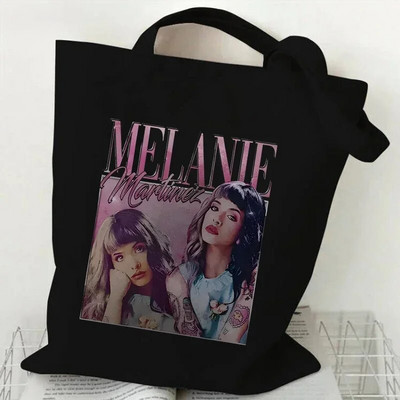 Melānijas Martinesas rokassoma sievietēm Kanvas soma Vintage plecu Harajuku hiphopa iepirkumu soma Melanie Martinez rokassoma