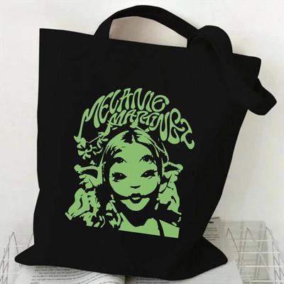 Melānijas Martinesas rokassoma sievietēm Kanvas soma Vintage plecu Harajuku hiphopa iepirkumu soma Melanie Martinez rokassoma