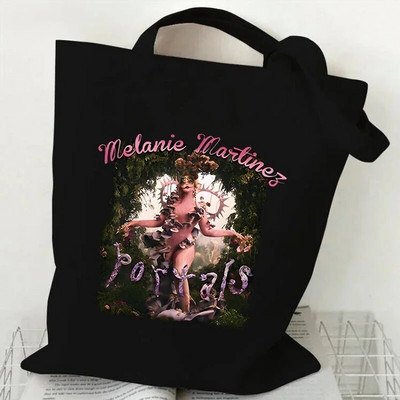 Melānijas Martinesas rokassoma sievietēm Kanvas soma Vintage plecu Harajuku hiphopa iepirkumu soma Melanie Martinez rokassoma