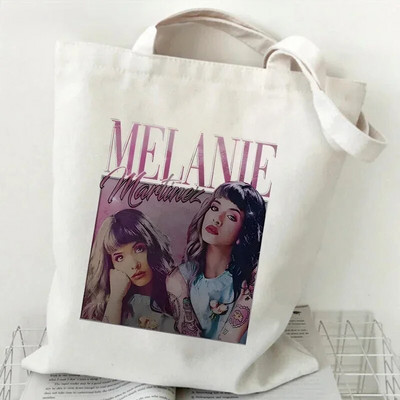Melānijas Martinesas rokassoma sievietēm Kanvas soma Vintage plecu Harajuku hiphopa iepirkumu soma Melanie Martinez rokassoma