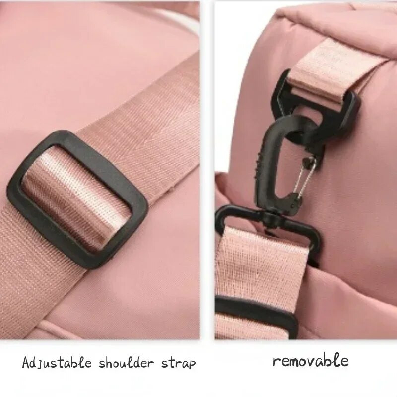 2023 reisikott Pagasi käekott Naiste õlakott Suure mahutavusega brändi veekindel nailonist spordisaalikott Naiste Crossbody kott