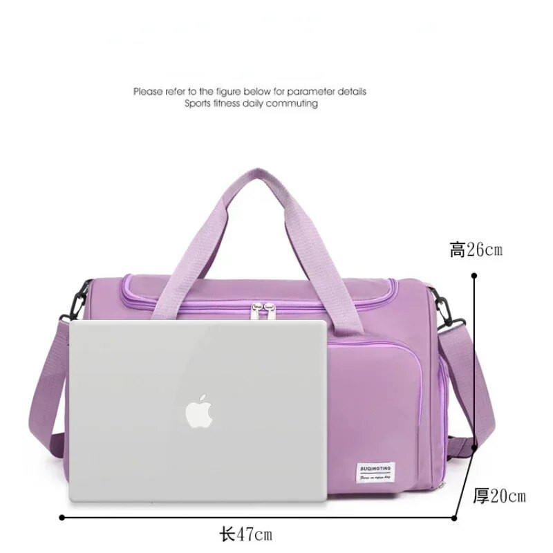 2023 reisikott Pagasi käekott Naiste õlakott Suure mahutavusega brändi veekindel nailonist spordisaalikott Naiste Crossbody kott