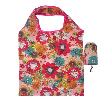 Lieli salokāmi atkārtoti lietojami iepirkumu maisiņi Videi draudzīgs lieljaudas iepirkumu maisiņš pārtikas precēm Unisex mazgājams, apdrukāts iepirkumu maisiņš