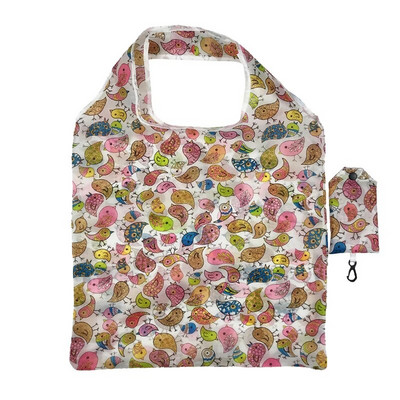 Lieli salokāmi atkārtoti lietojami iepirkumu maisiņi Videi draudzīgs lieljaudas iepirkumu maisiņš pārtikas precēm Unisex mazgājams, apdrukāts iepirkumu maisiņš