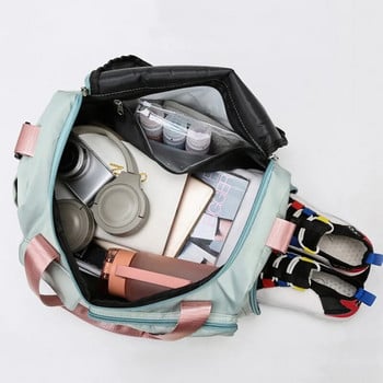 Αδιάβροχη τσάντα ταξιδιού μεγάλης χωρητικότητας Τσάντα αποσκευών Γυναικεία τσάντα ώμου γιόγκα νάιλον τσάντα γυμναστικής για υπαίθρια αθλητική γυναικεία τσάντα χιαστί