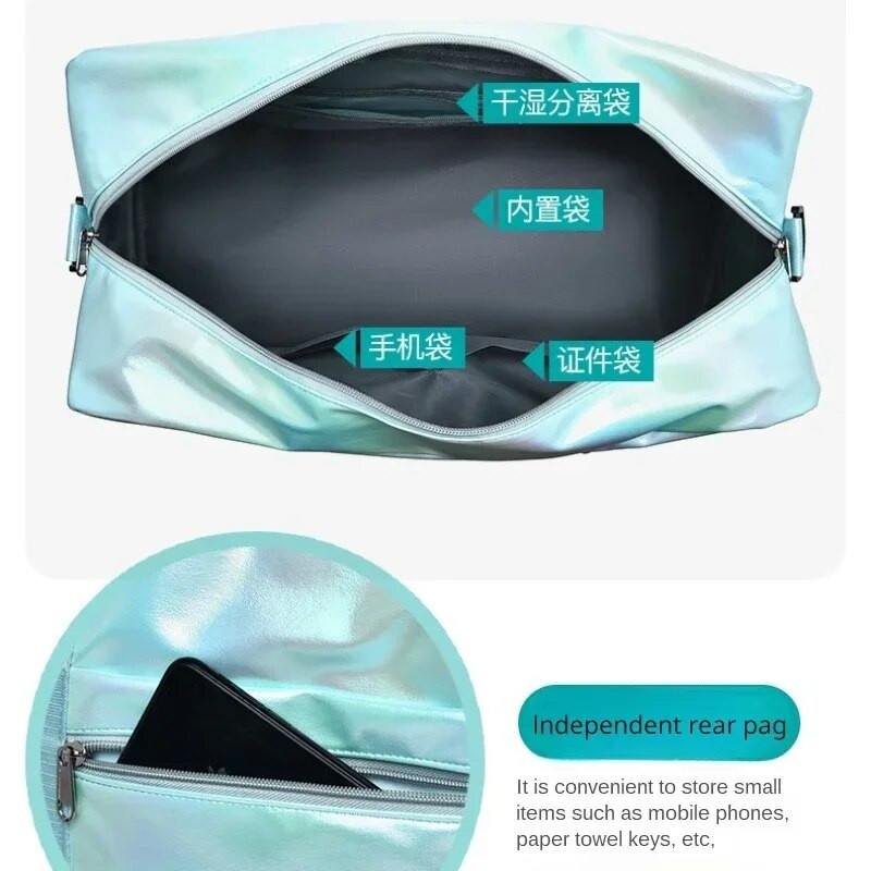 Γυναικείες τσάντες ταξιδίου Αποσκευές Dry Wet Separation Storage Τσάντα Fashion Fitness Handches υψηλής ποιότητας αδιάβροχες νέες τσάντες ώμου